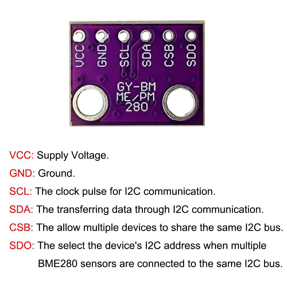Bme280 - GY-BME280-3.3 Высокоточный альтиметр Датчик температуры и