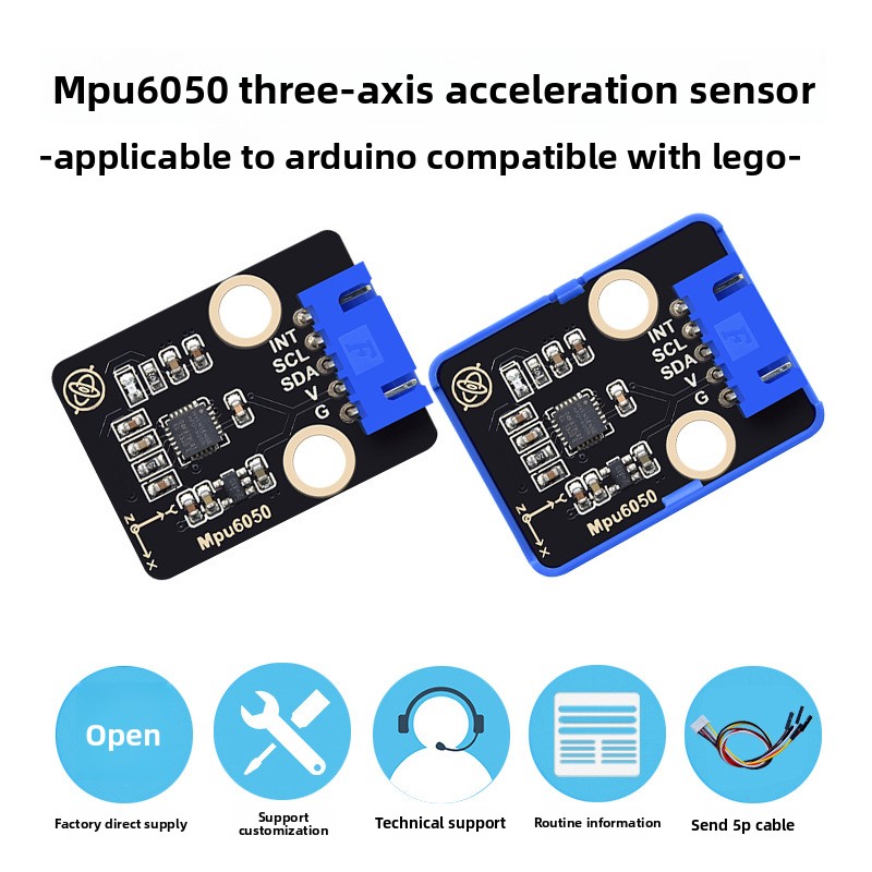 Mpu6050 - MPU6050 Шестиосевой сенсорный модуль Угол 3D