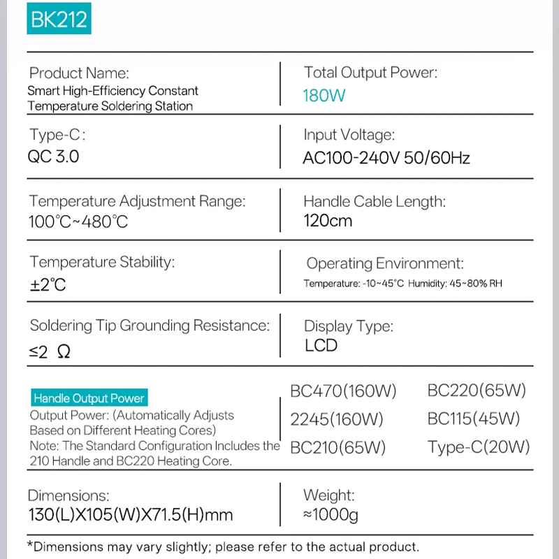 Паяльная станция Bakon BK212 S – обзор и цена Soldering Iron Temperature Probe