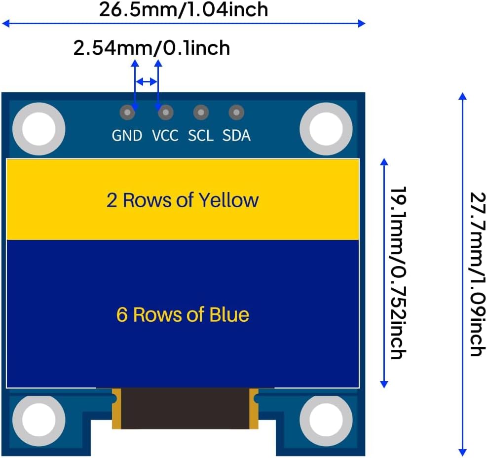 3 шт., 0,96-дюймовый OLED-дисп – обзор и цена Ssd1306