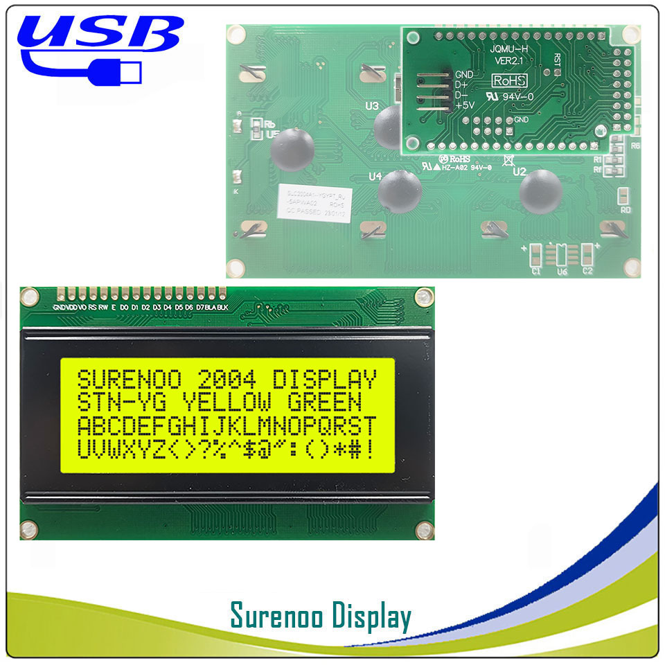 Surenoo LCD2USB USB 204 20X4 2 – обзор и цена Lcd 1602