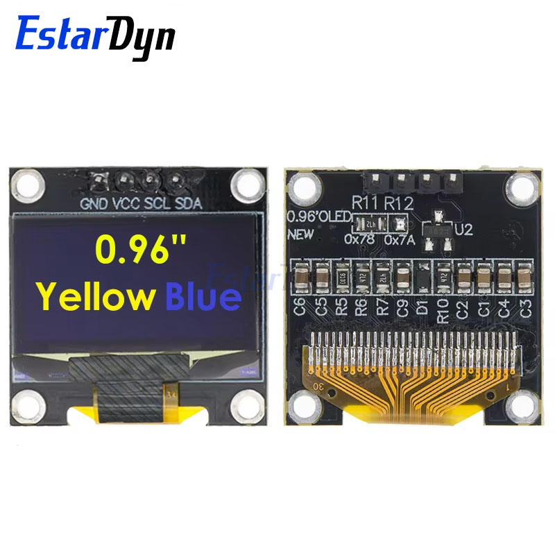 0,96-дюймовый OLED-дисплей IIC – обзор и цена Ssd1306