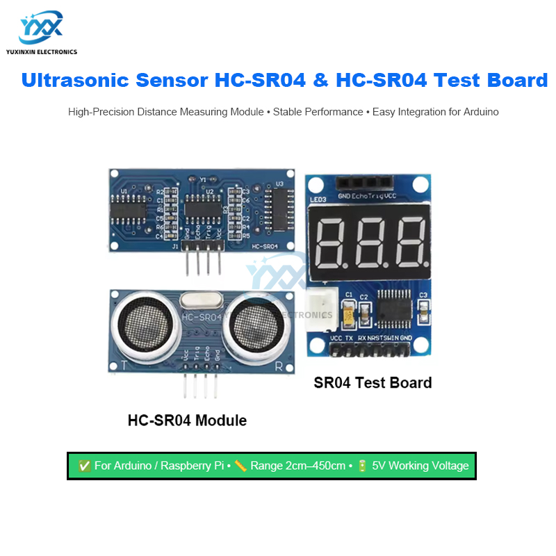 Ультразвуковой датчик HC-SR04  – обзор и цена Ultrasonic Sensor Hc-Sr04