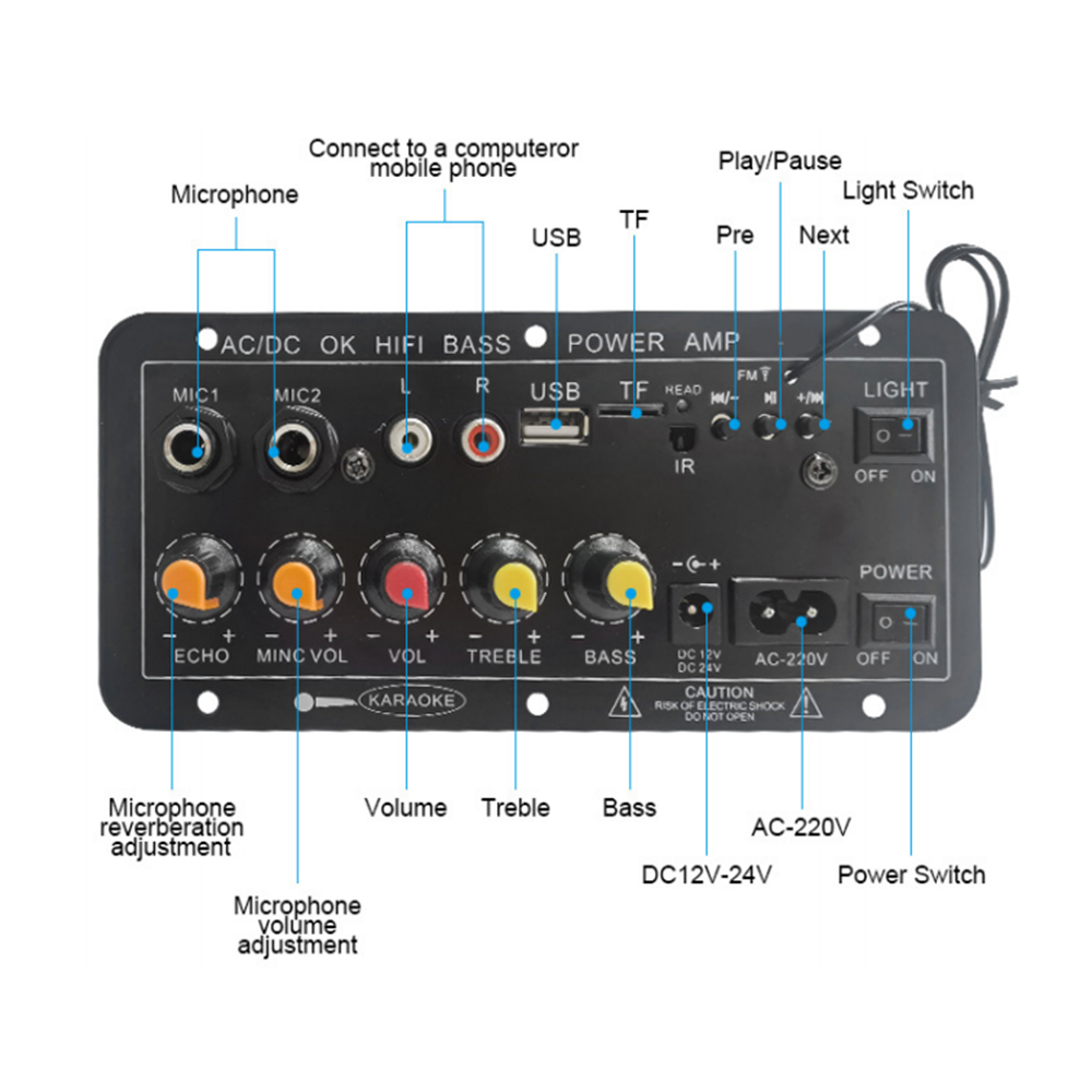 Цифровая Bluetooth-плата усили – обзор и цена Microphone Module