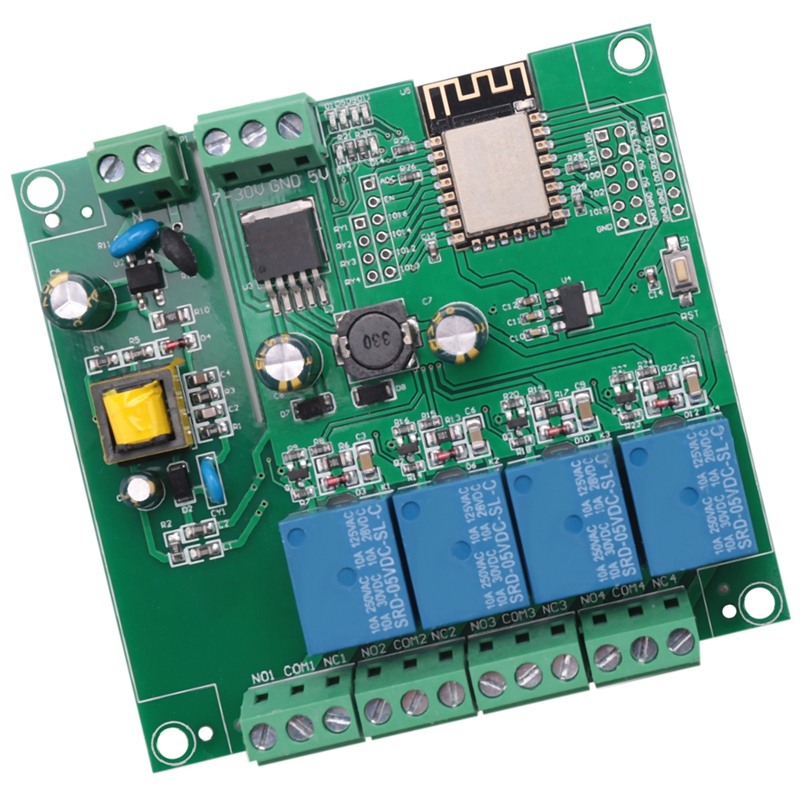 Беспроводной Wi-Fi модуль реле – обзор и цена Relay Module 4 Channel