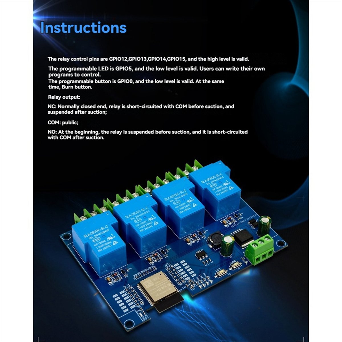 Модуль реле HDL на 4 канала, 3 – обзор и цена Relay Module 4 Channel