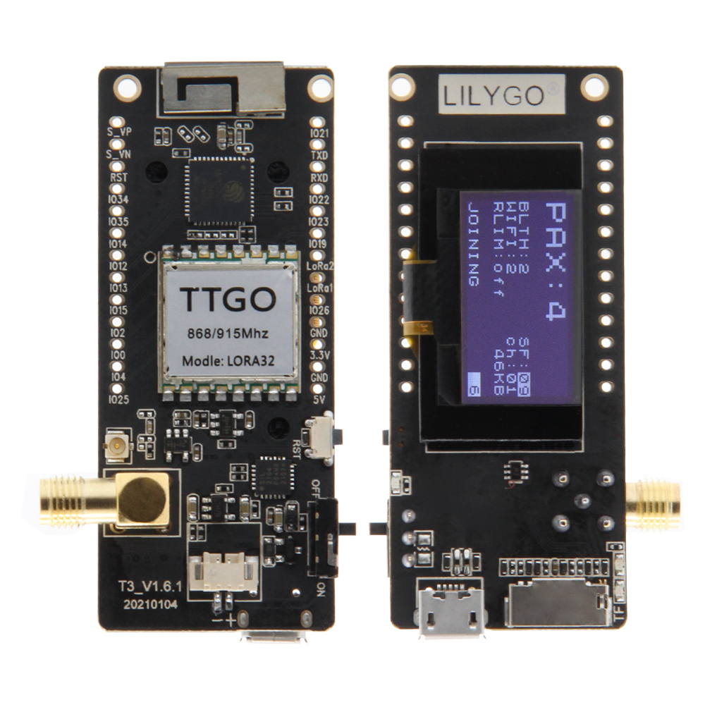 Модуль TTGO T3 LoRa32 V1.6.1 E – обзор и цена Lora Sx1278